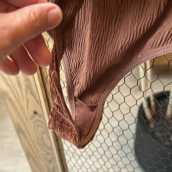 Urban Outfitters Out From Under Luna Velvet Bodysuit - Picture 11 of 11